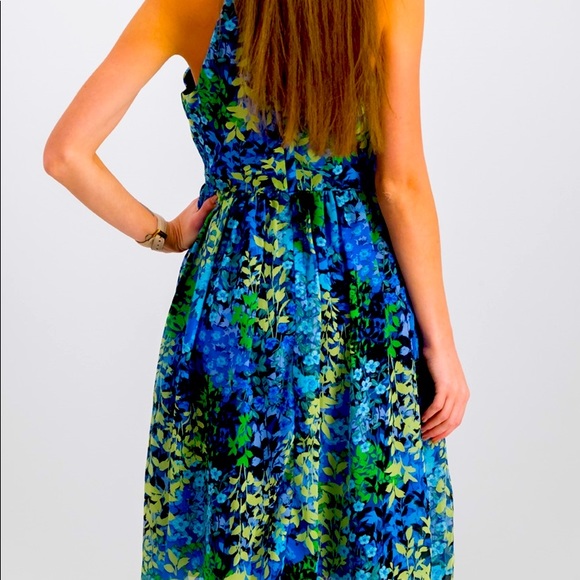 Nicole Miller Studio Womens Pintuck Halter Dress - Picture 3 of 9